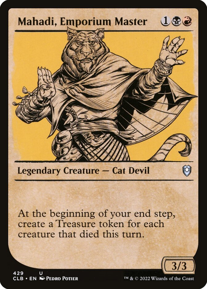 Mahadi, Emporium Master CLB-429 Commander Legends: Battle for Baldur's Gate Magic card