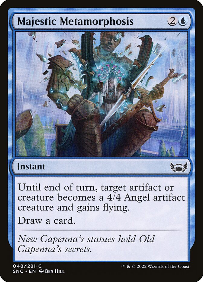 Majestic Metamorphosis SNC-48 Streets of New Capenna Magic card