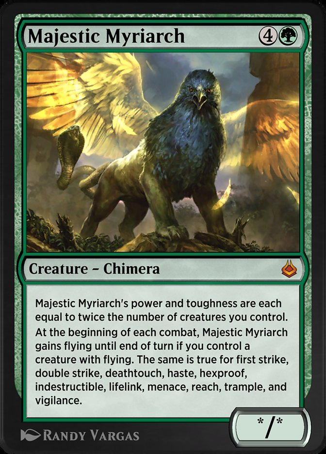 Majestic Myriarch AKR-200 Amonkhet Remastered Magic card
