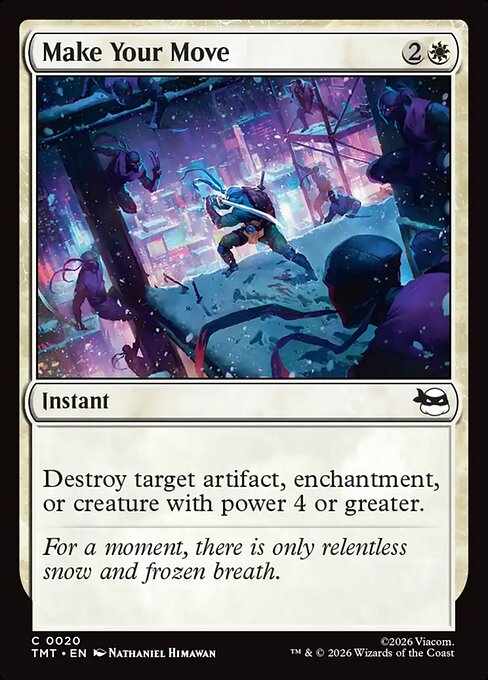 Make Your Move TMT-20 Teenage Mutant Ninja Turtles Magic card