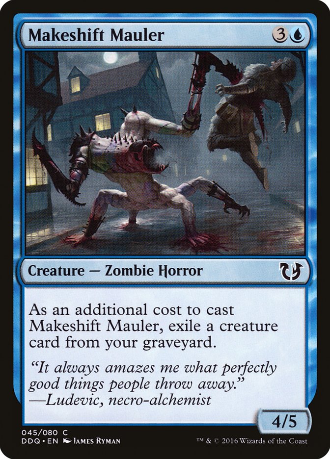Makeshift Mauler DDQ-45 Duel Decks: Blessed vs. Cursed Magic card