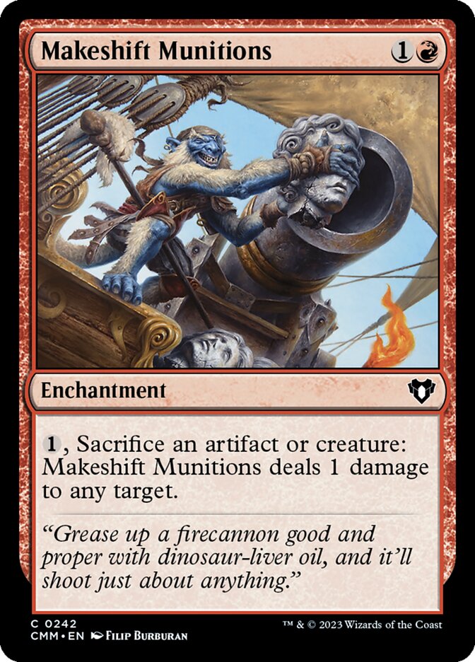 Makeshift Munitions CMM-242 Commander Masters Magic card