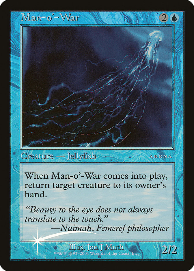 Man-o'-War PAL02-2 Arena League 2002 Magic card