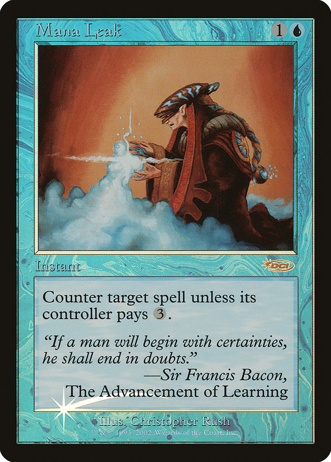 Mana Leak PAL02-5 Arena League 2002 Magic card