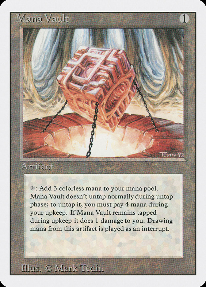 Mana Vault 3ED-263 Revised Edition Magic card