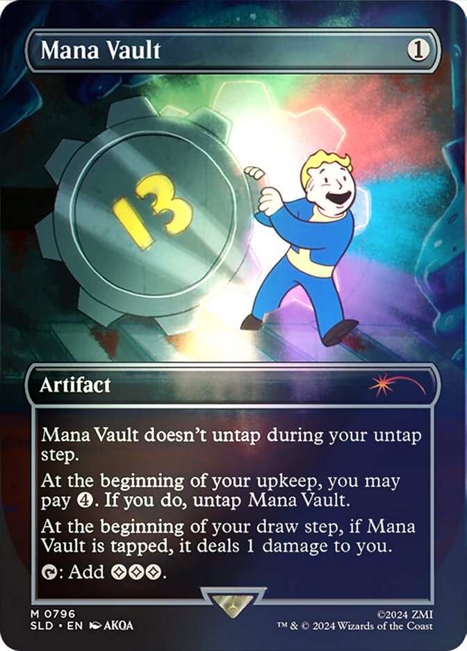 Mana Vault SLD-796STAR Secret Lair Drop Magic card