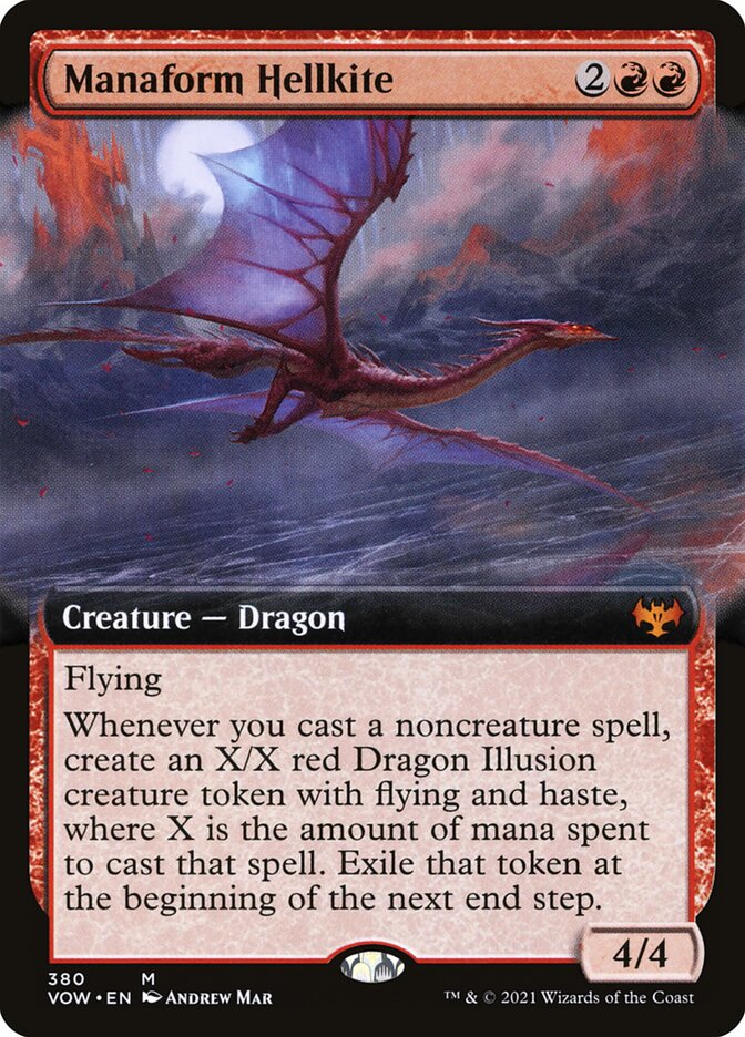 Manaform Hellkite VOW-380 Innistrad: Crimson Vow Magic card