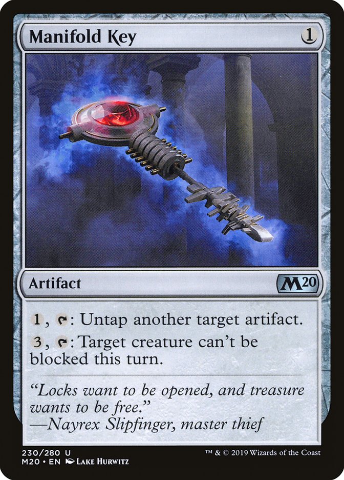 Manifold Key M20-230 Core Set 2020 Magic card