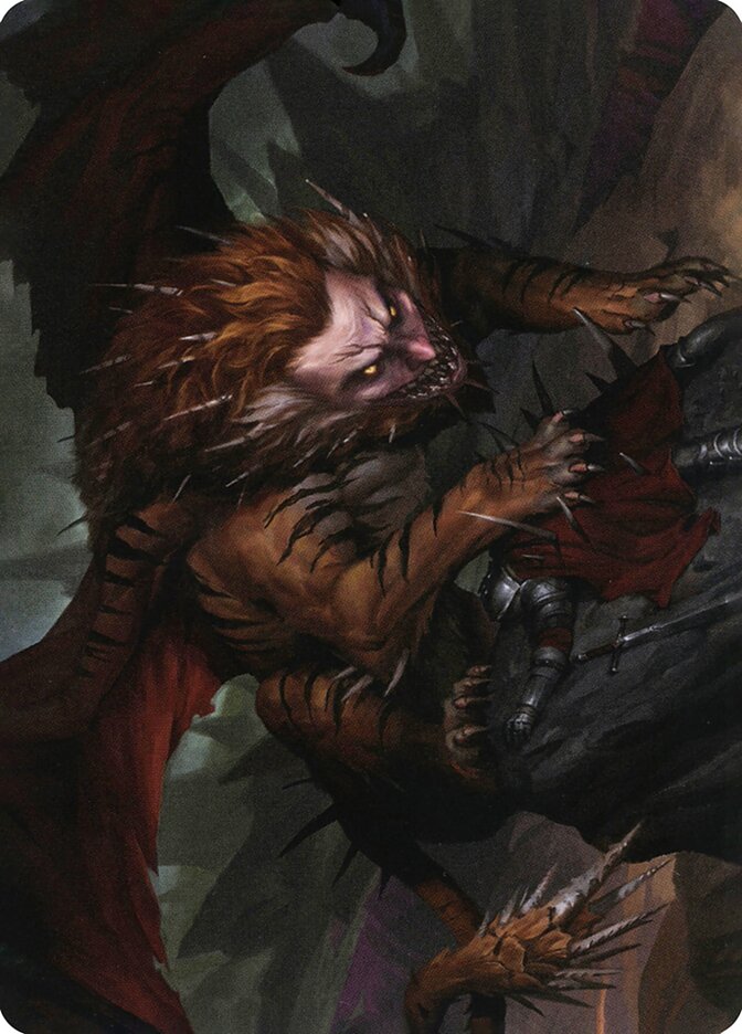Manticore // Manticore AAFR-6 Adventures in the Forgotten Realms Art Series Magic card