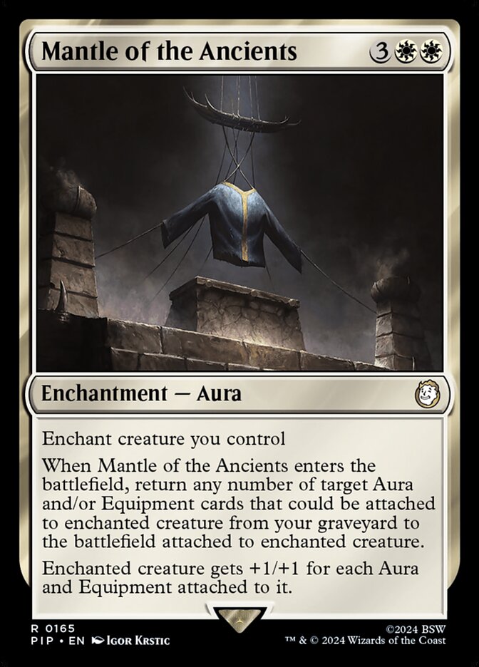 Mantle of the Ancients PIP-165 Fallout Magic card