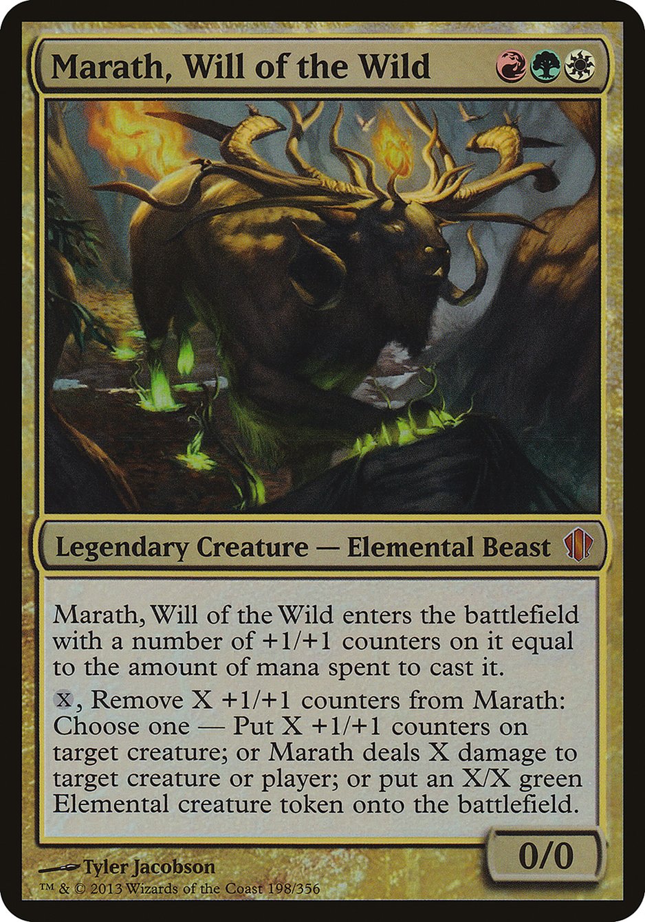 Marath, Will of the Wild OC13-198 Commander 2013 Oversized Magic card