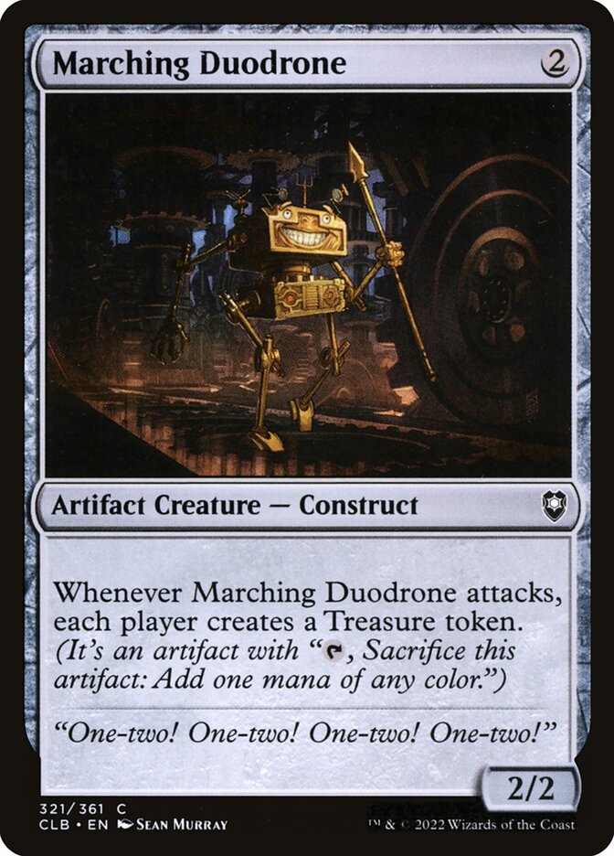 Marching Duodrone CLB-321 Commander Legends: Battle for Baldur's Gate Magic card