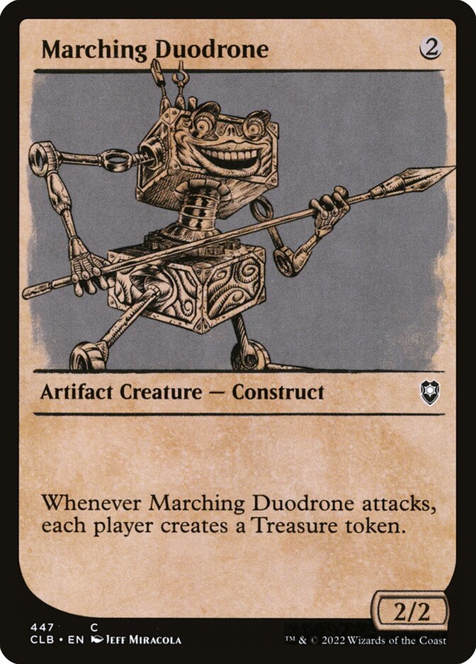 Marching Duodrone CLB-447 Commander Legends: Battle for Baldur's Gate Magic card