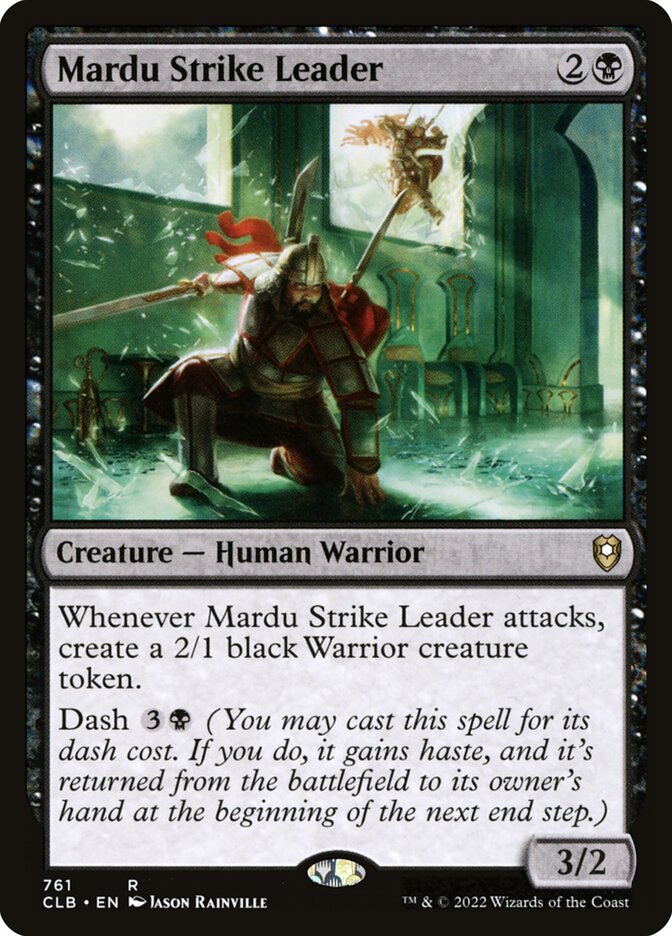 Mardu Strike Leader CLB-761 Commander Legends: Battle for Baldur's Gate Magic card