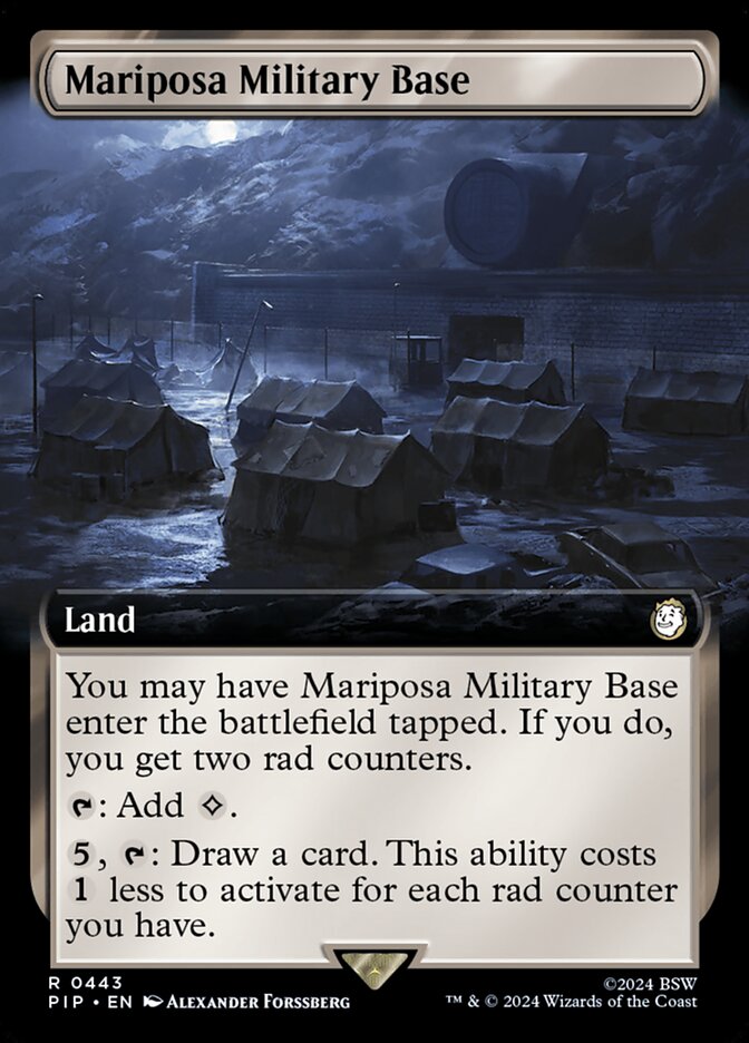 Mariposa Military Base PIP-443 Fallout Magic card