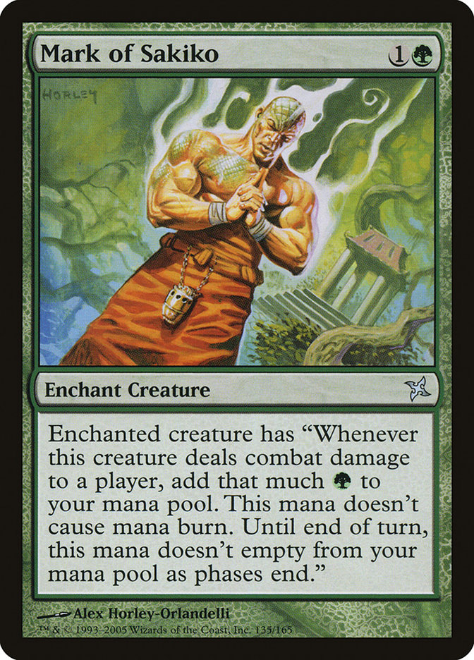 Mark of Sakiko BOK-135 Betrayers of Kamigawa Magic card