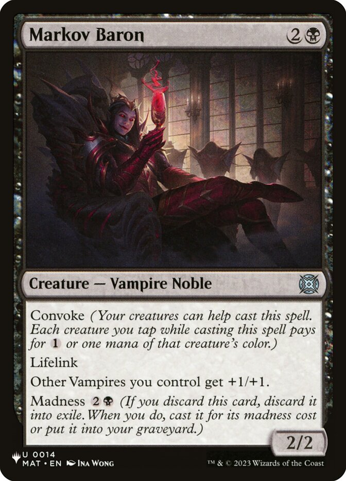 Markov Baron PLST-MAT-14 The List Magic card
