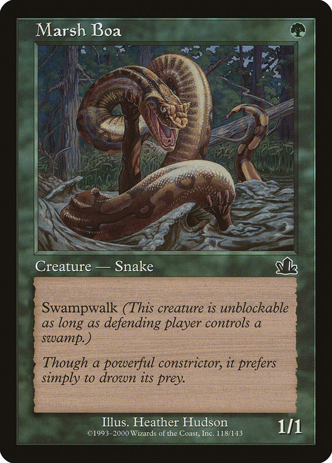 Marsh Boa PCY-118 Prophecy Magic card