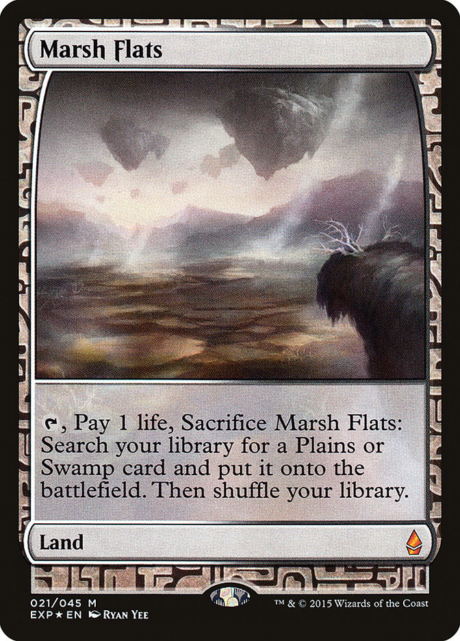 Marsh Flats EXP-21 Zendikar Expeditions Magic card