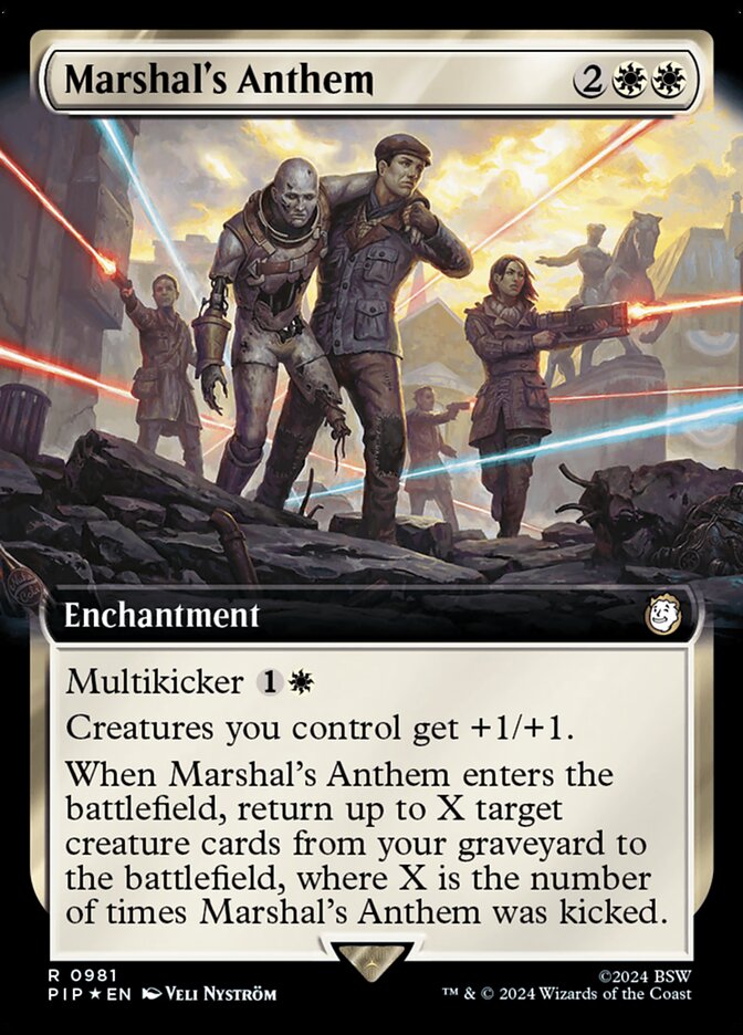 Marshal's Anthem PIP-981 Fallout Magic card