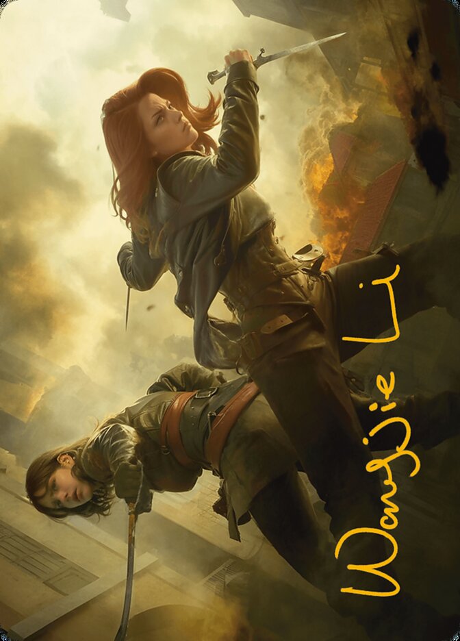 Mary Read and Anne Bonny // Mary Read and Anne Bonny AACR-7 Assassin's Creed Art Series Magic card