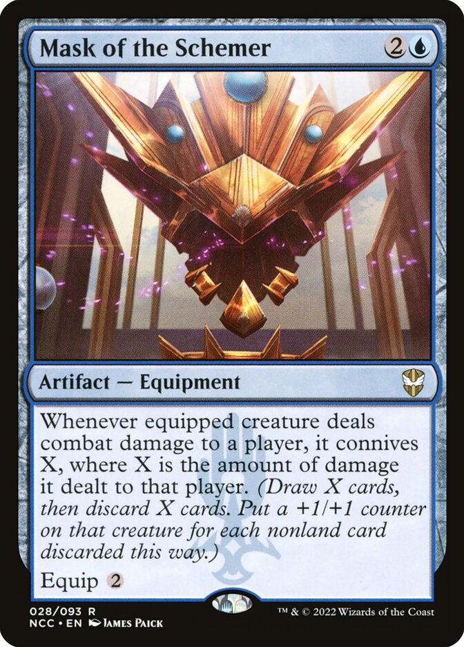 Mask of the Schemer NCC-28 New Capenna Commander Magic card