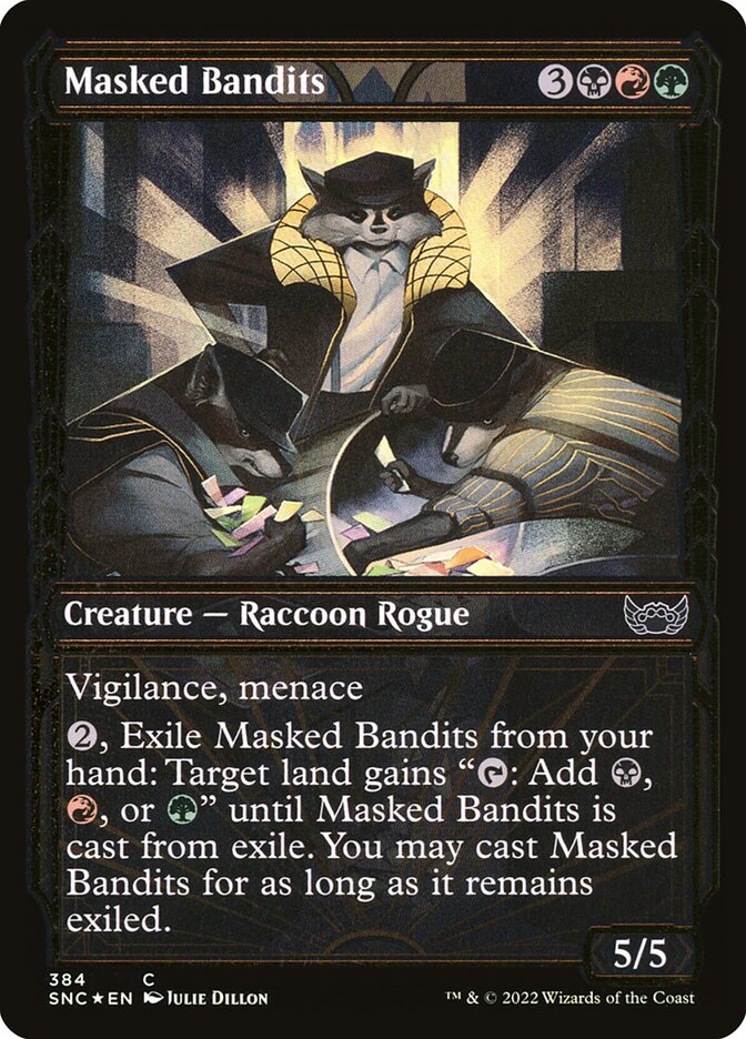 Masked Bandits SNC-384 Streets of New Capenna Magic card