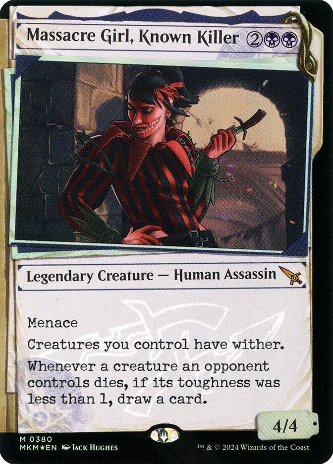 Massacre Girl, Known Killer MKM-380 Murders at Karlov Manor Magic card