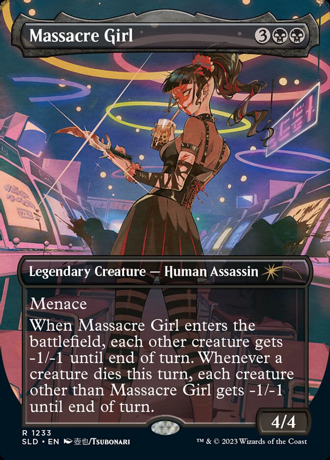 Massacre Girl SLD-1233 Secret Lair Drop Magic card