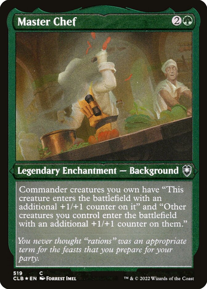 Master Chef CLB-519 Commander Legends: Battle for Baldur's Gate Magic card