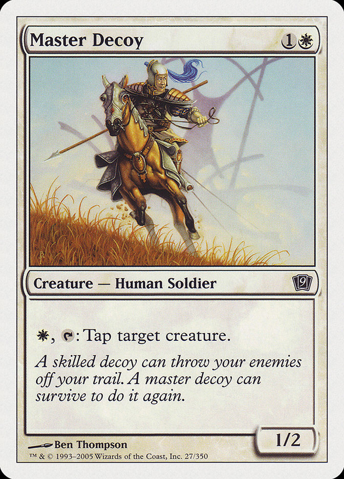 Master Decoy 9ED-27 Ninth Edition Magic card