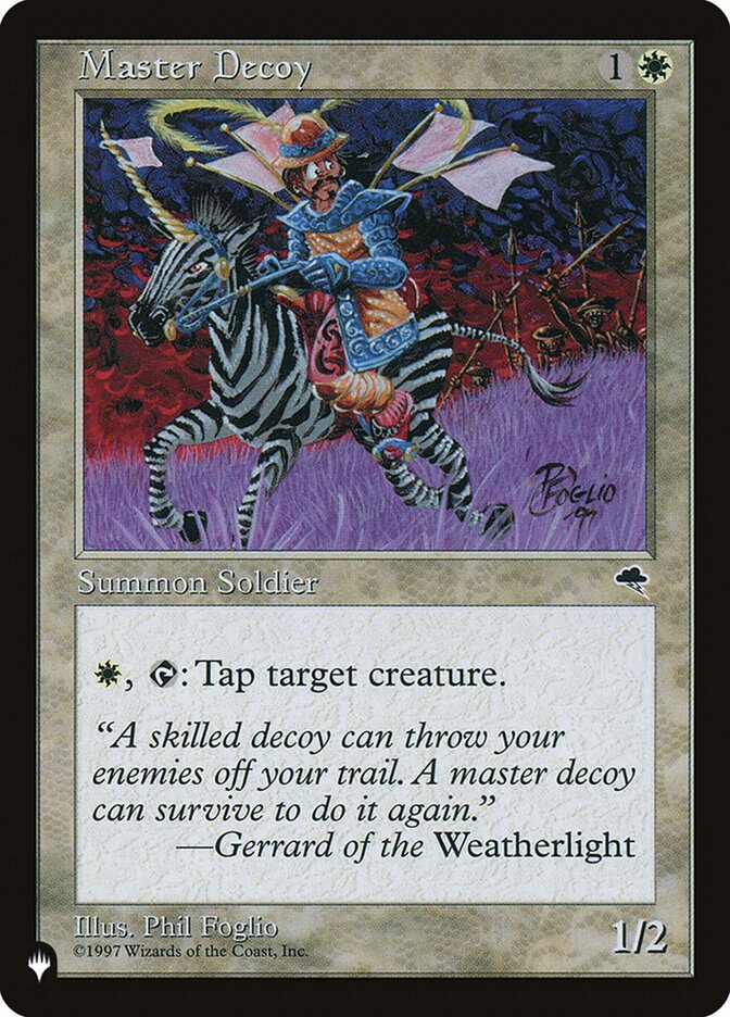 Master Decoy PLST-TMP-29 The List Magic card