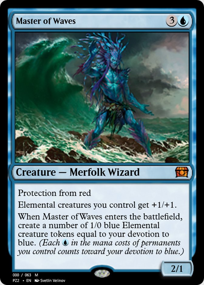 Master of Waves PZ2-65859 Treasure Chest Magic card