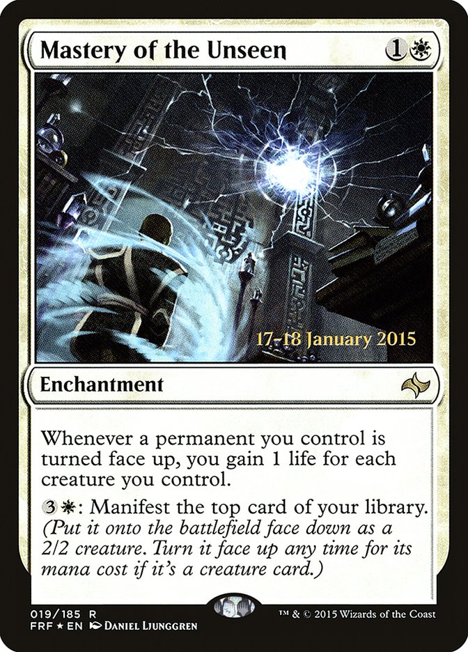 Mastery of the Unseen PFRF-19S Fate Reforged Promos Magic card