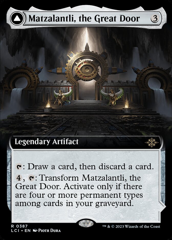 Matzalantli, the Great Door // The Core LCI-387 The Lost Caverns of Ixalan Magic card