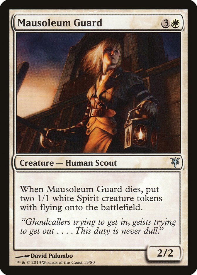 Mausoleum Guard DDK-13 Duel Decks: Sorin vs. Tibalt Magic card