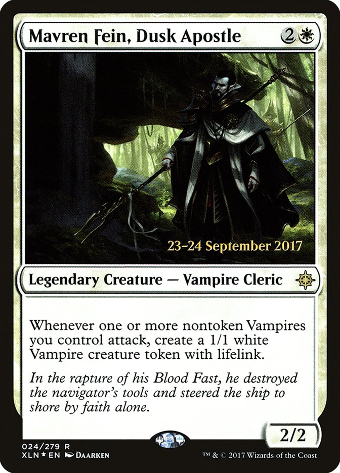 Mavren Fein, Dusk Apostle PXLN-24S Ixalan Promos Magic card