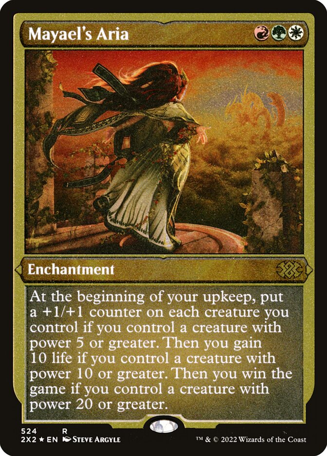 Mayael's Aria 2X2-524 Double Masters 2022 Magic card