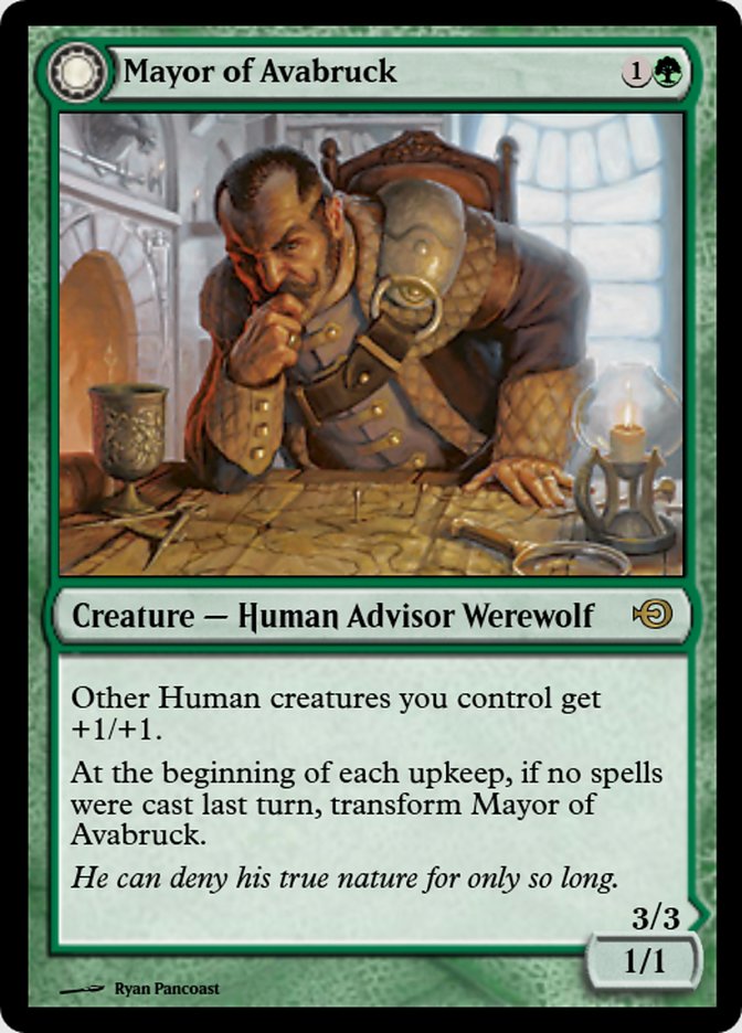 Mayor of Avabruck // Howlpack Alpha PRM-42866 Magic Online Promos Magic card
