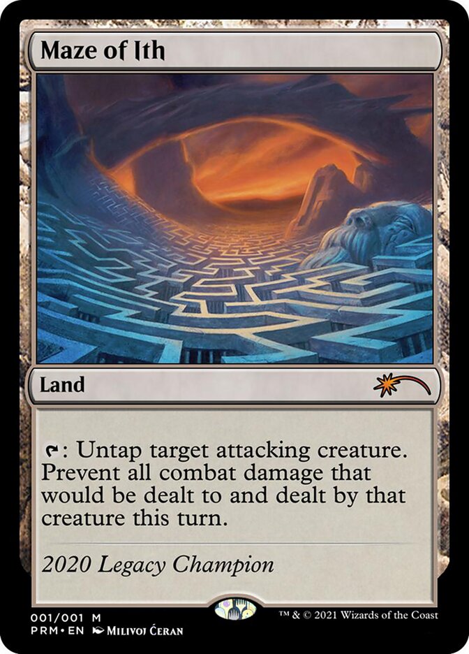Maze of Ith OLGC-2020C Legacy Championship Magic card