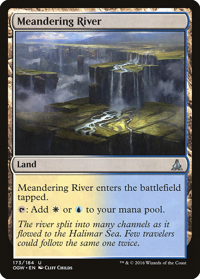 Meandering River OGW-173 Oath of the Gatewatch Magic card