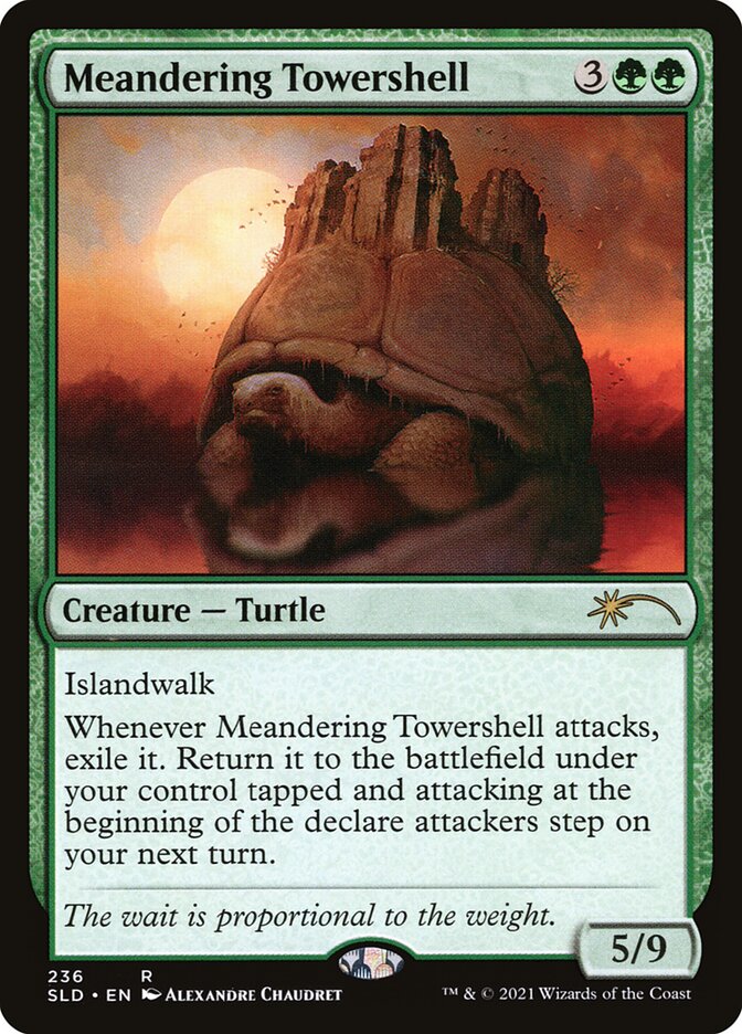 Meandering Towershell SLD-236 Secret Lair Drop Magic card
