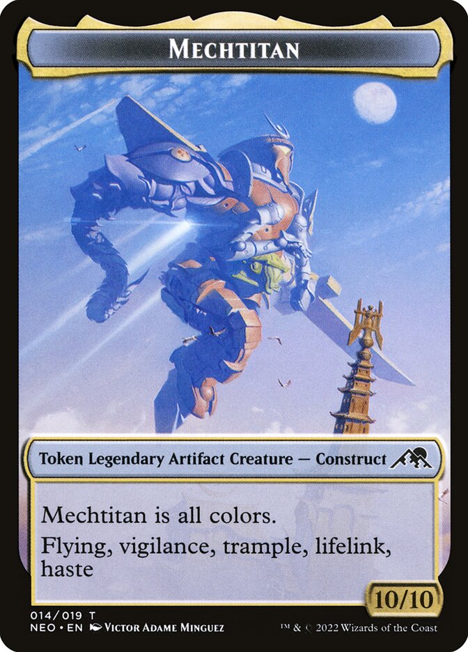 Mechtitan TNEO-14 Kamigawa: Neon Dynasty Tokens Magic card