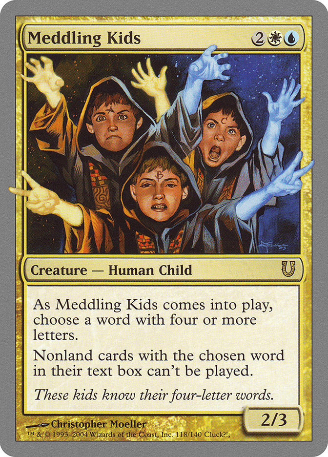 Meddling Kids UNH-118 Unhinged Magic card
