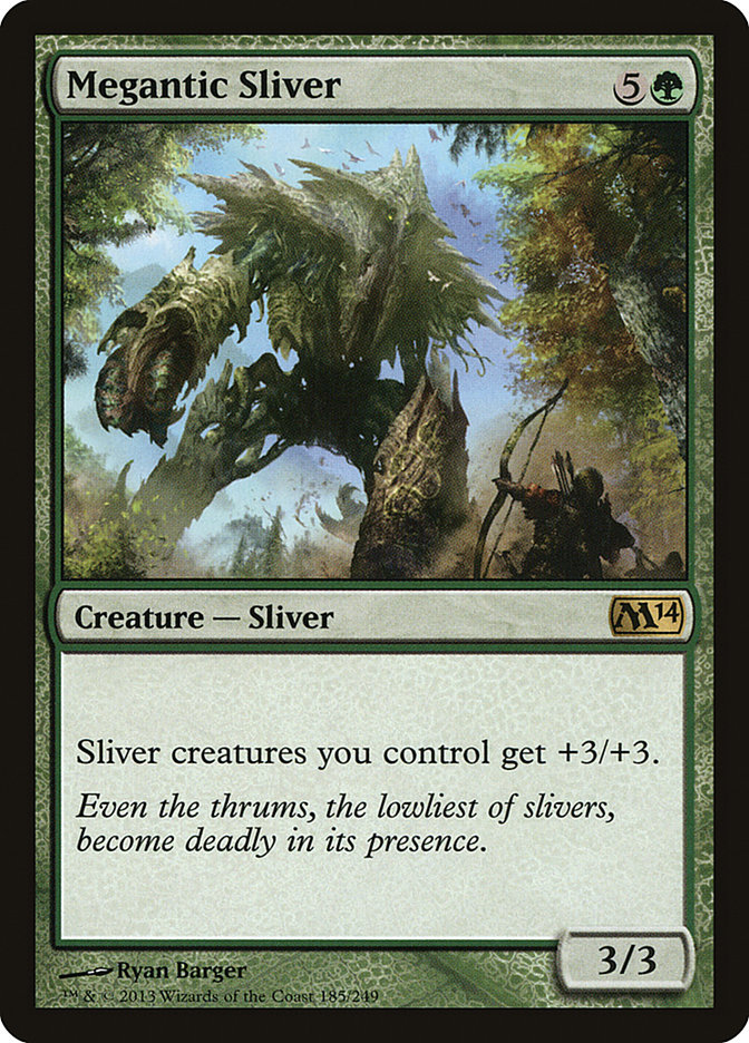 Megantic Sliver M14-185 Magic 2014 Magic card
