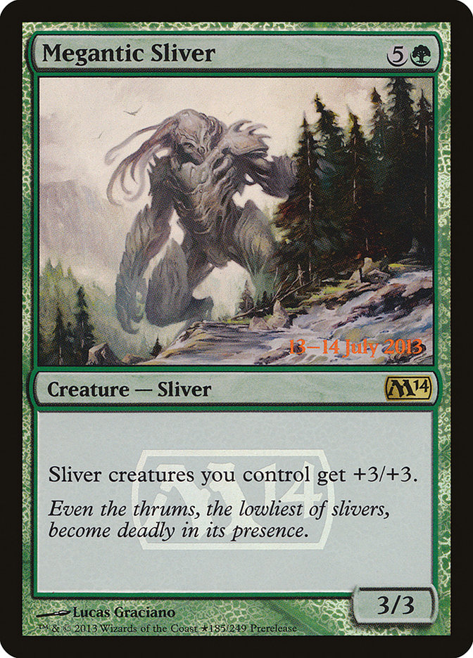 Megantic Sliver PM14-185STAR Magic 2014 Promos Magic card