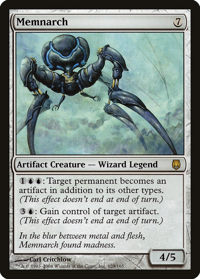 Memnarch DST-129 Darksteel Magic card