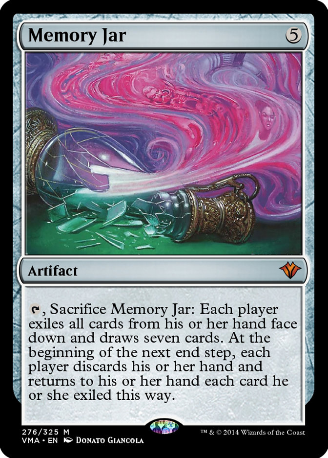 Memory Jar VMA-276 Vintage Masters Magic card
