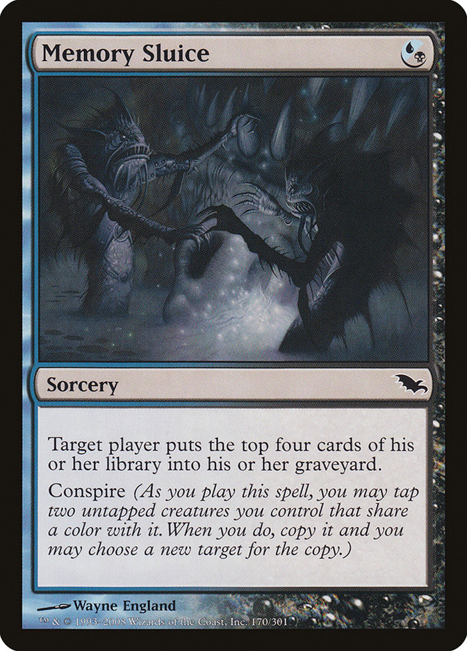 Memory Sluice SHM-170 Shadowmoor Magic card
