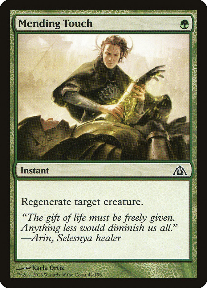 Mending Touch DGM-44 Dragon's Maze Magic card
